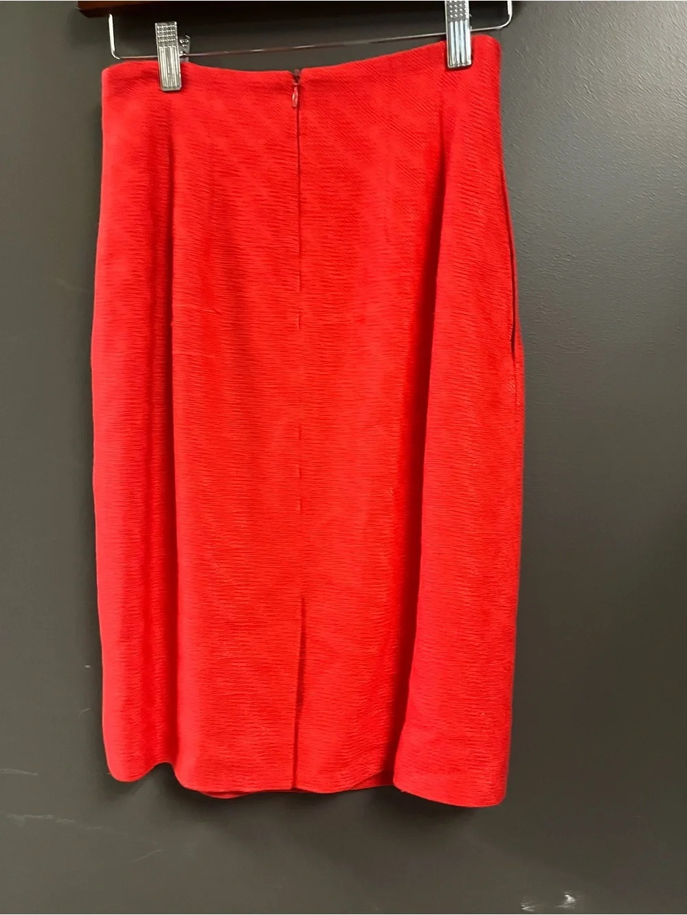 Dior Women's Bright Red Cropped Blazer and Skirt Set
